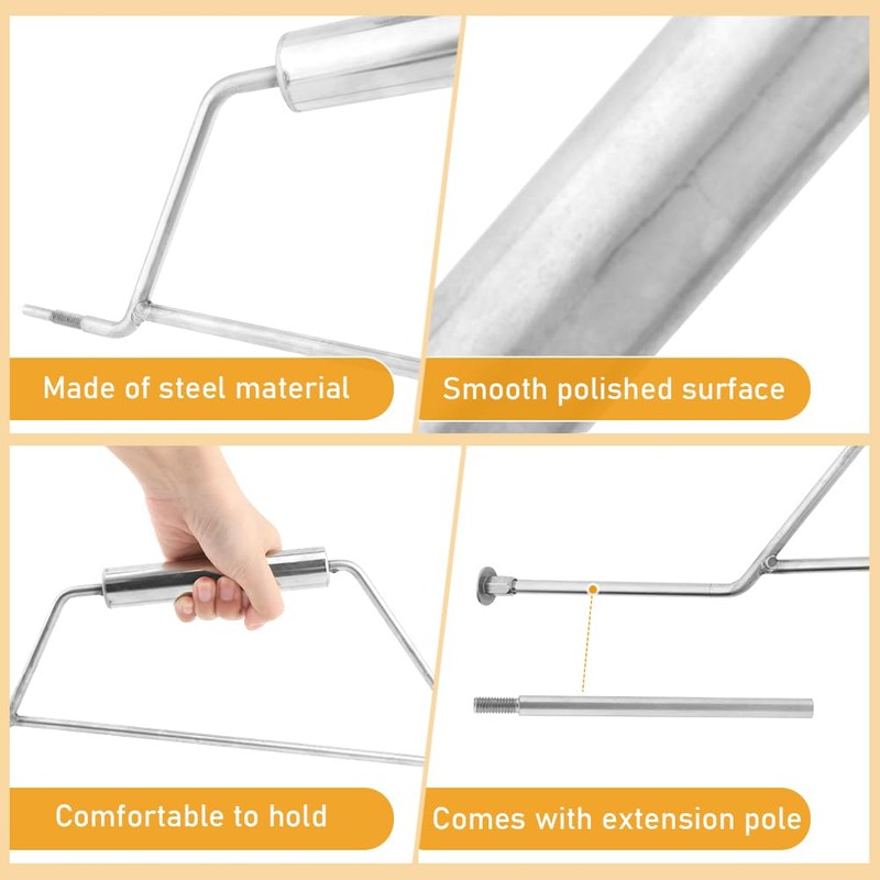 Bonfire FirePit Handle Accessory,Single FirePits Handle,Portable Camping Outdoor FirePit Tool