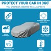 Car Cover for All Weather UV Waterproof Fit 1990 1991