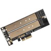 Adapter Card PCI-E B-keyM-key M.2 NGFF+NVME Interface NGFF SSD Hard