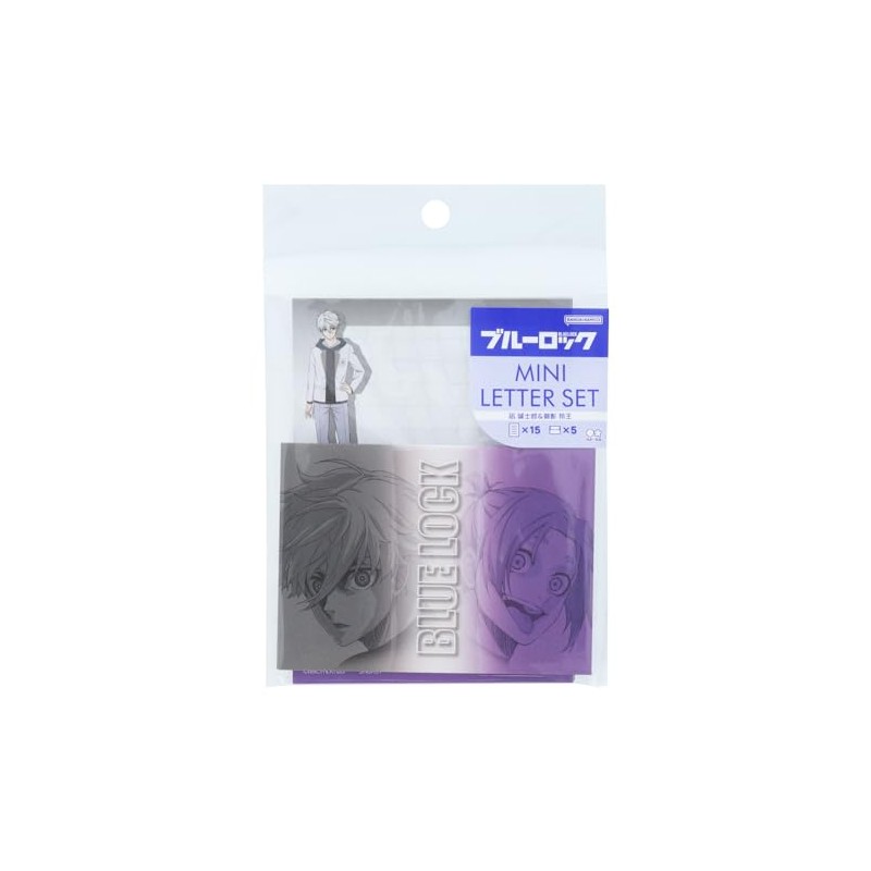 Sunstar Stationery S8907200 Blue Rock Letter Set, Mini, Seijiro Nagi
