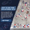 Lamatar1 Texas Souvenir Keychain Metalic (Texas Boot and Charm Keychain)