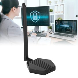 300Mbps USB Nerwork Adapter Antenna, 2.4G 5G Dual Band WiFi Ethernet Antenna, USB Wireless Network WiFi Dongle for Windows Desktop PC