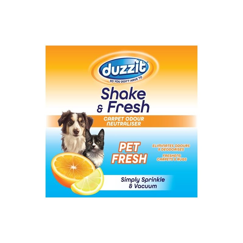 Duzzit Shake & Fresh Carpet Odour Neutraliser 500g – Pick