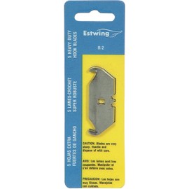 Estwing R-2 Roofing Knife Hook Pattern Replacement Blades - (5) blades per package - Fits RK-7