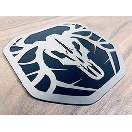 Factory Crafts Tailgate Emblem Badge for Dodge Ram 1500/2500/3500 2019-2021 Buck Hunter Stainless Steel