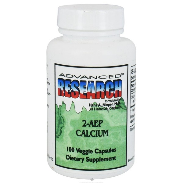 Advanced Research 2-aep Calcium - 100 Vegetarian Capsules, 2 Pack