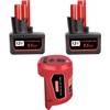 KUNLUN 2Pack 9500mAh High Output 12V Battery and 12V USB