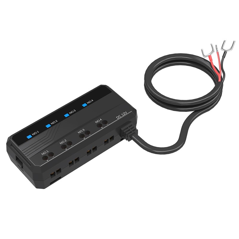 12V Universal Motorcycle Fuse Block with Relay Box Kit, LED