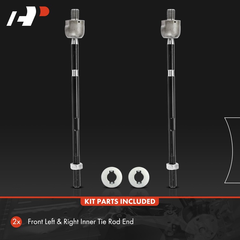 A-Premium 2Pcs Front Inner Tie Rod Ends, Compatible with Volkswagen