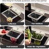 Suction Cup Kitchen Sink Filter with 100PCS Replacement Disposable Mesh