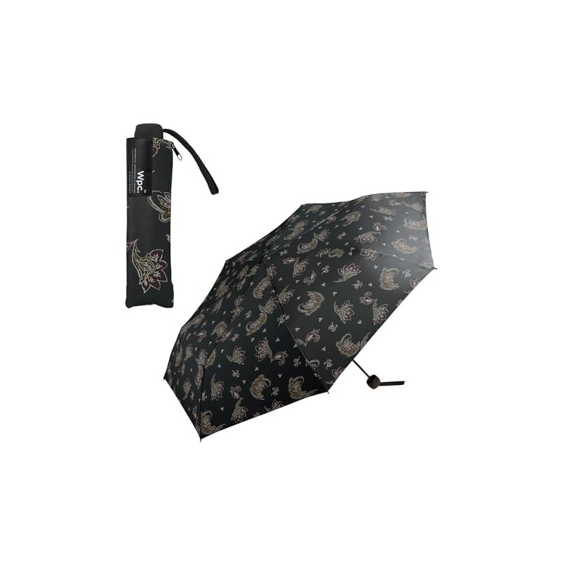 [2025] Wpc. Folding Umbrella, BASIC FOLDING Drawing, Paisley, Rain Umbrella,