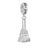 GNOCE Witch Broomstick Pendant Charm Sterling Silver Witch Broomstick Dangle