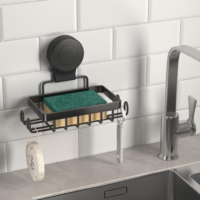 Soap Holder Bar Dish Suction Cup, Bar Shampoo Rack for