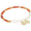 Alex and Ani Carnelian Beaded Bangle