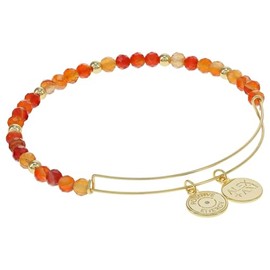 Alex and Ani Carnelian Beaded Bangle