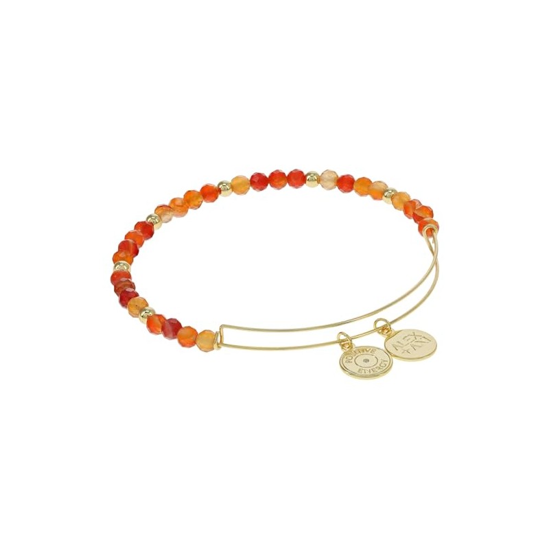Alex and Ani Carnelian Beaded Bangle