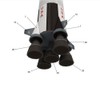 ARCADORA 1:300 Scale USS Saturn V Rocket and Launch Pad