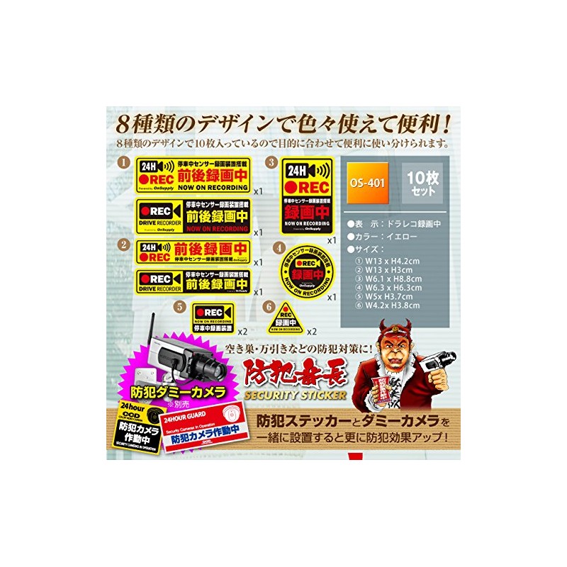 Security Sticker for Increasing the Effectiveness of Security Cameras and