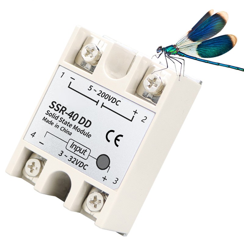 Solid State Relay Pure Red Copper Intelligent Chip Stable Performance