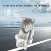 3in Stainless Steel Sliding Gate Wheels V Groove Track Roller