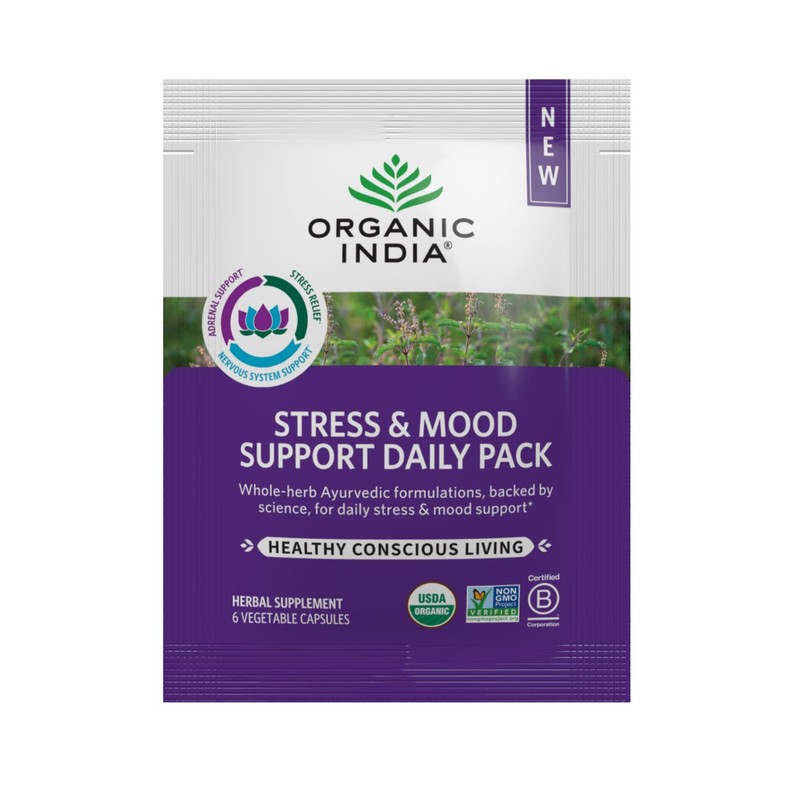ORGANIC INDIA Stress & Mood Support Daily Pack - Stress