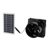 10W 12V Solar Powered Exhaust Fan for Round Pipe ABS