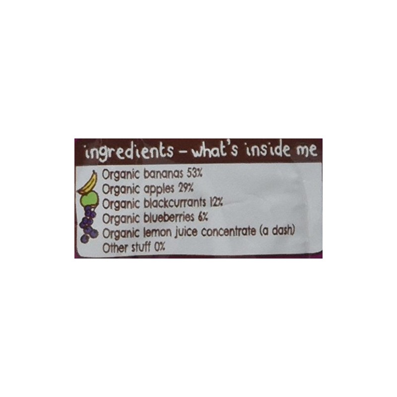 Ella's Kitchen The Purple One Fruit Smoothie, 5 x 90g