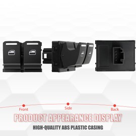 Sianxaido 5C5959857A Master Power Window Switch Driver Side Compatible with Beetle 2012 2013 2014 2015 2016 2017 2018 2019 1.8L 2.0L L4 2.5L L5