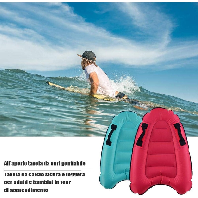Norhogo Inflatable Body Board, Portable Inflatable Float Fin, Surfboards Soft