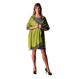 Cashmere Boutique 100% Pure Cashmere Pashmina Wrap Stole for Women – Lightweight, Daily Wear, Soft and Warm - 28" x 80"
