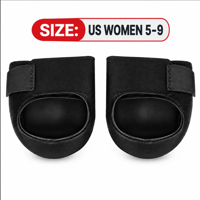1 Pair Silicone Heel Pads for Shoes – Adjustable Strap