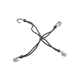 Bicycle Supplies Elastic Cord X Band Front Basket Snatching Anti Theft (Black)