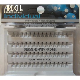 Ardell (LOT OF 4) Ardell Duralash Knotted FLARE MINI Individual Eyelashes Black