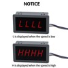 4-Digit Red Led Tachometer, 220V Ac Tachometer Display Tachometer Motor