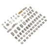 106pcs Dreadlocks Hair Rings Alloy Different Shapes Exquisite Patterns Hair