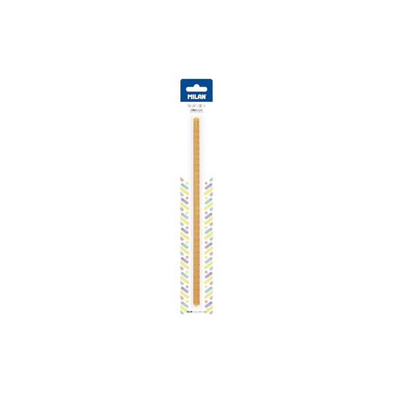 MILAN® Dreiecklineal 30 cm New Look orange aus robustem Kunststoff