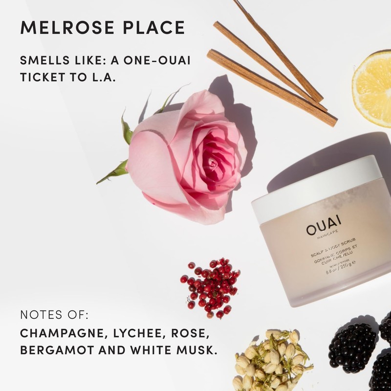 OUAI Scrub Exfoliante para Cuerpo y Cuero Cabelludo con Aroma