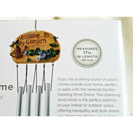 VERANDA GARDEN GREETING WIND CHIME