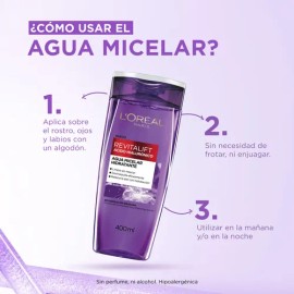 Agua Micelar Ácido Hialurónico Revitalif - mL a 90                                                                                                    