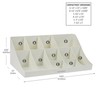 Mind Reader Cup and Condiment Station, Countertop Organizer, Coffee Bar,