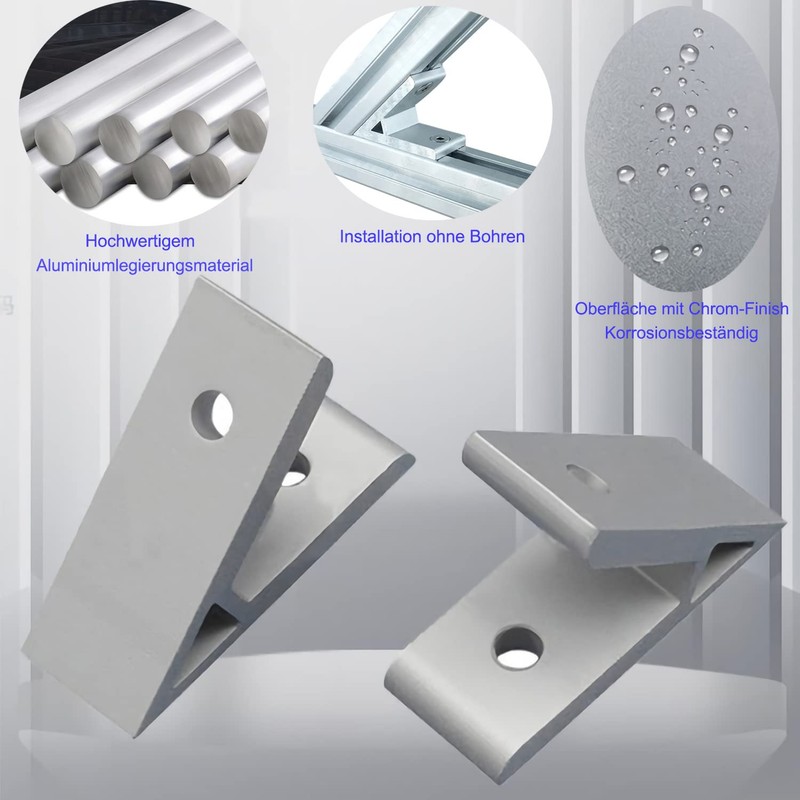 Aluminium Profile Connector 40 x 40 45 Degree Angle Connector