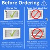 SEAL360 Magnetic Vent Covers (2-Pack), Pockets for Complete Seal, 9.5"
