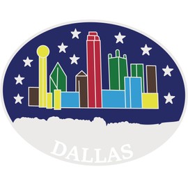 Lamatar1 Texas Souvenir Keychain Metalic (Texas Dallas Keychain)