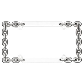 Cruiser Accessories 20530 Chain License Plate Frame, Chrome