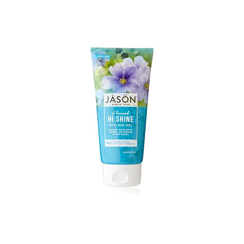 Jason Styling Gel, Flaxseed Hi Shine, 6 Oz