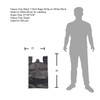 Super Jumbo Heavy Duty Black T-Shirt Bags Write-on White Block
