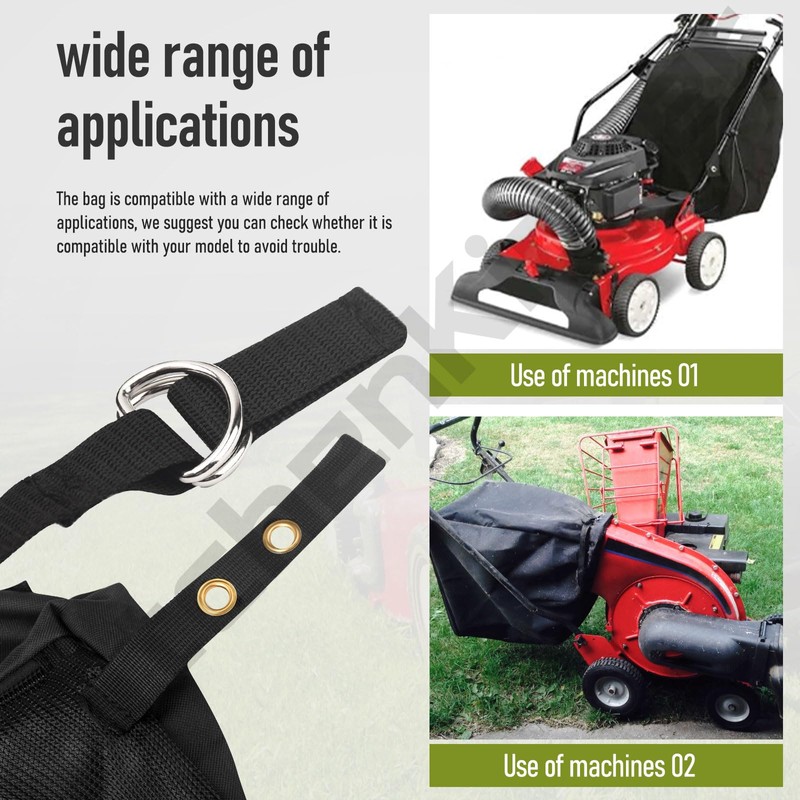 660-373 Chipper Bag Compatible with Troy-Bilt 1909372, 47260, 47261, 47272,