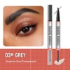 JAYSUING Hair-like Eyebrow Pen, 2-in-1 Waterproof Brow Pen with 4