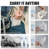 Ancable 1L Hiking Collapsible Water Bottles, 4-Pack 33OZ BPA-Free Foldable