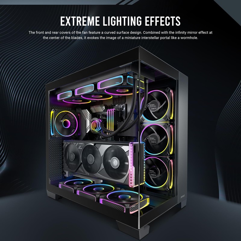 Antec Orbit 120 ARGB, PWM PC Fans, 120mm Fan, PWM